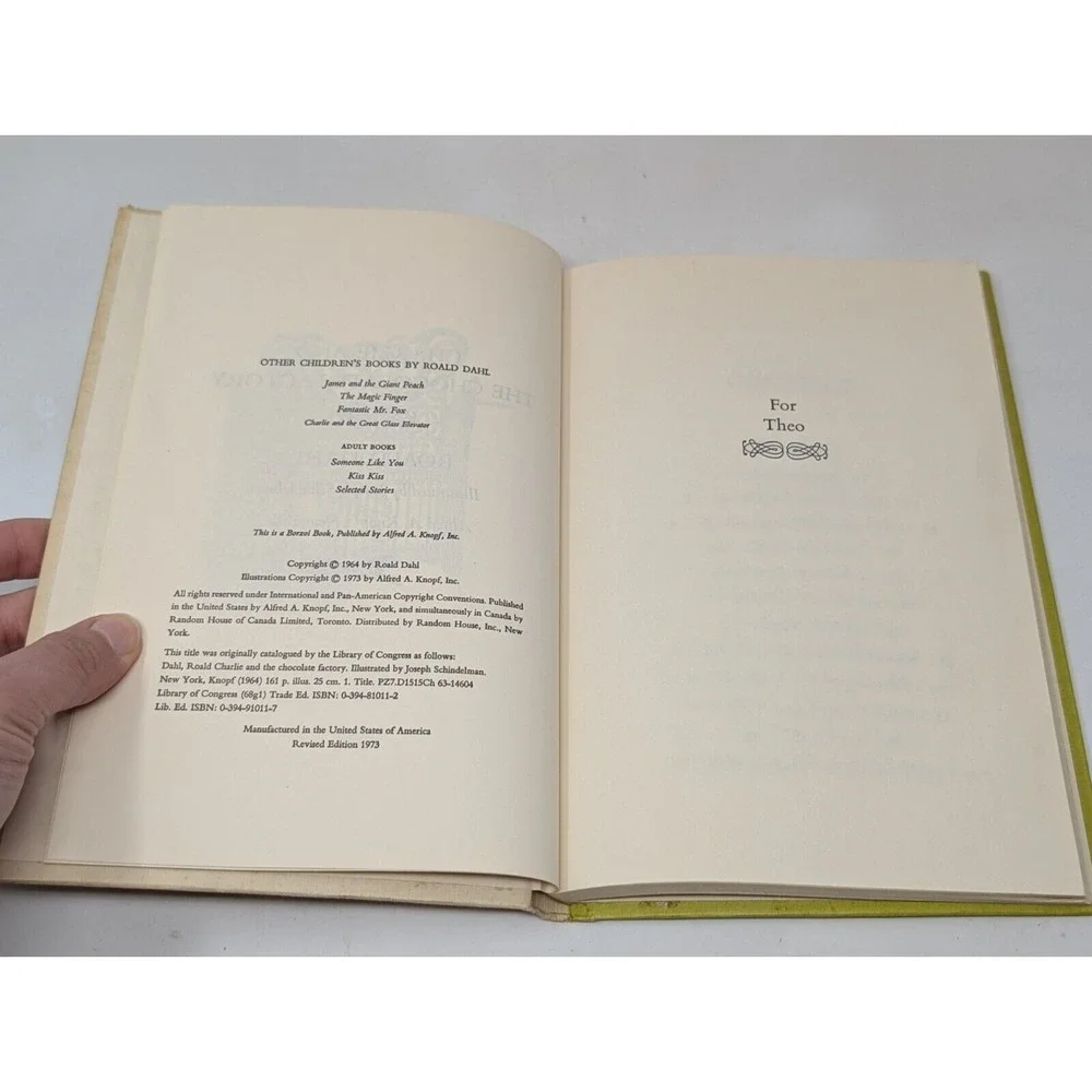 Charlie & the Chocolate Factory 1973 Roald Dahl Concorde Confections VTG Special